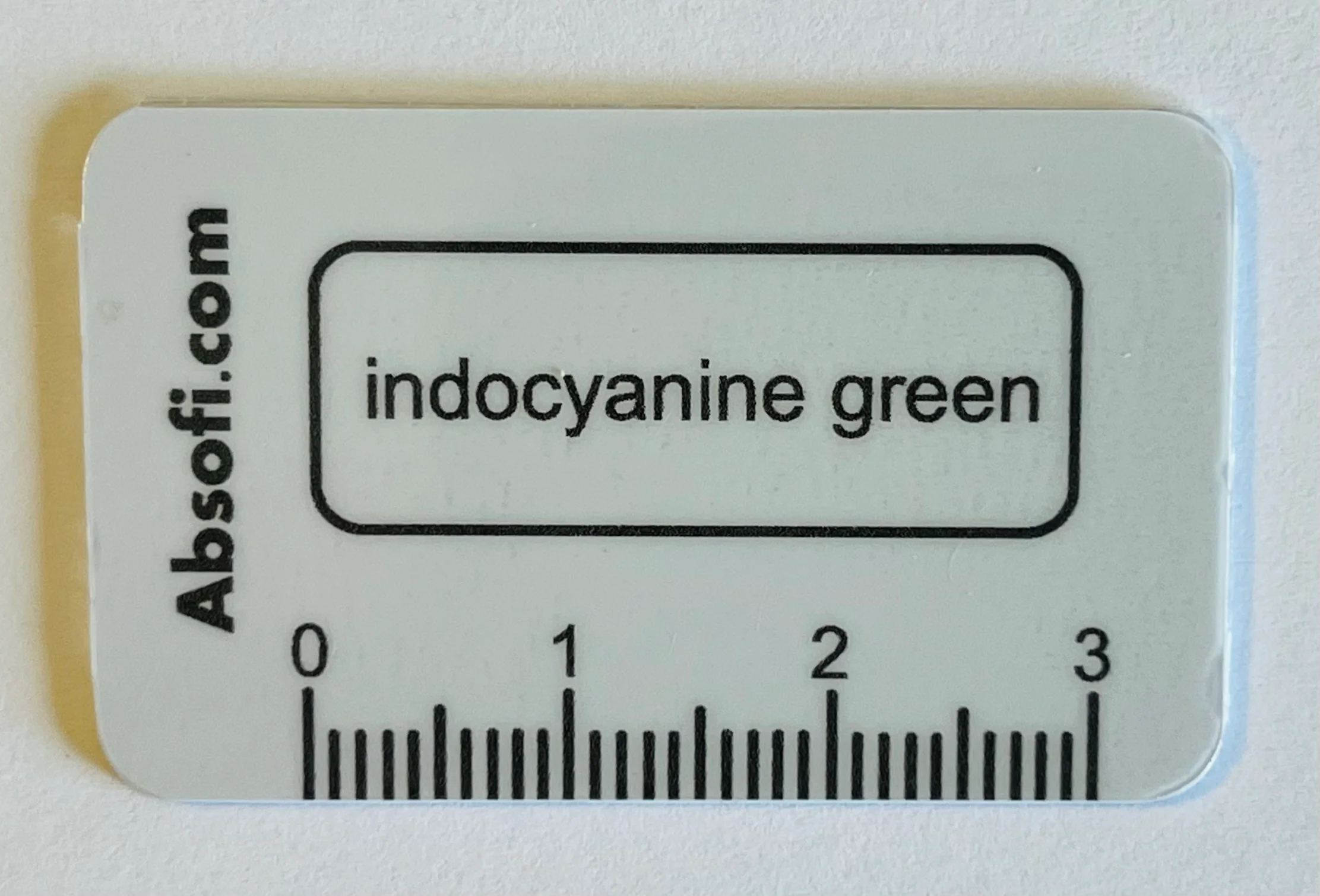 Standard ICG reference cards (10 pack) NIR fluorescence reference and demo cards for ICG, MB