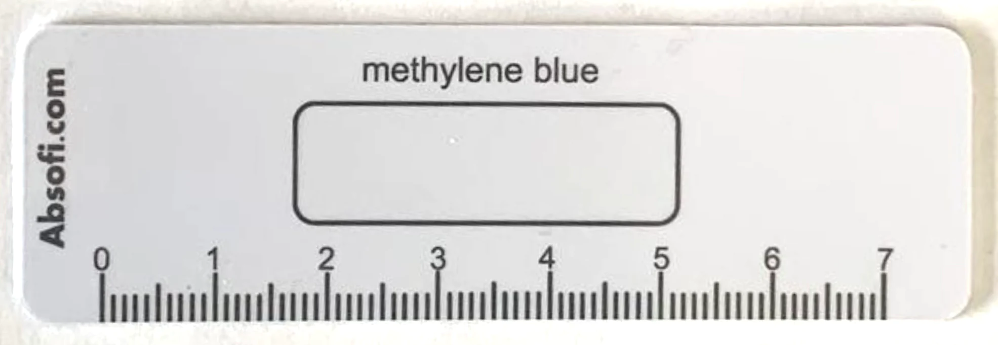 Standard MB reference card (sample) NIR fluorescence reference and demo cards for ICG, MB and
