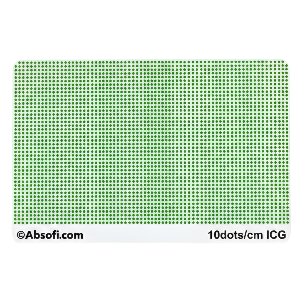 Fluorescence ICG Dot array target