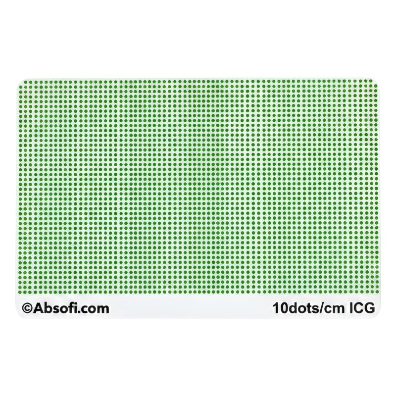 Fluorescence ICG Dot array target