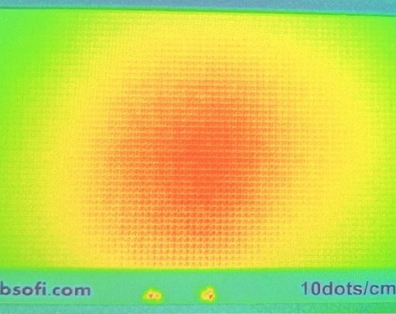 Fluorescence ICG Dot array target